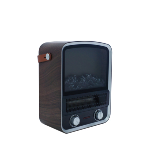 Mini estufa eléctrica portátil, chimenea, calentador de espacio de calentamiento rápido, luz indicadora de potencia, independiente para uso doméstico en Hotel al aire libre - Product Image 5