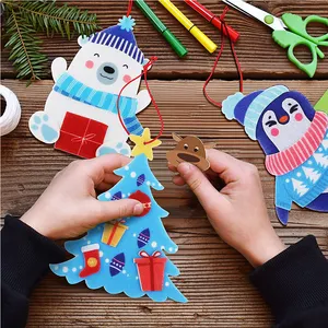 Weihnachts baum Ornament Dekorationen Kit Machen Sie Ihr eigenes Handwerk DIY Weihnachts filz Handwerk für Kinder Geschenke