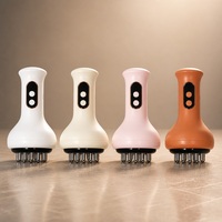 Masseur à micro-courant pour le corps entier, sans fil, télécommandé, alimenté par USB, batterie au lithium, peigne de massage des méridiens