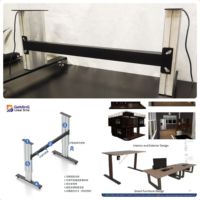Moteur de remplacement pour bureau debout électrique mural