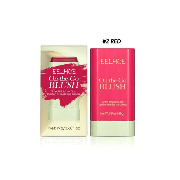 Lipstick Blush Stick Lightweight Cream Multi-function Makeup Blush