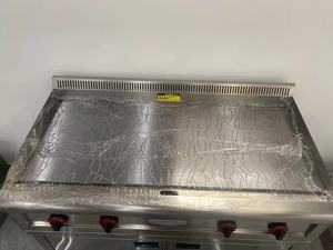 <span class=keywords><strong>Plancha</strong></span> à gaz industrielle en acier inoxydable antiadhésif pour comptoir, facile à nettoyer, pour crêpes - Product Image 3