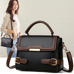 批发时尚女包，设计师涤纶内衬包，PU荔枝图案多功能包2112 - Product Image 1