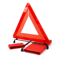 Panneau d'avertissement de voiture Triple Triangle réfléchissant pliable Triangles d'avertissement d'urgence panneau de panne sécurité panneau de danger routier