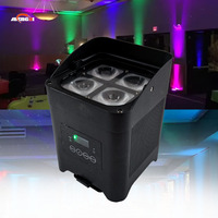 Lampu MengYi 4*18W DMX512 dengan WiFi dan Lampu LED RGBWA+UV untuk Pesta DJ