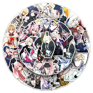 50 Pegatinas de Personajes del <span class=keywords><strong>Anime</strong></span> Japonés Seraph of the End, Calcomanías Personalizadas Impermeables para Decoración de Laptops - Product Image 6