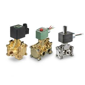 Válvula Solenoide Serie 316 de Latón y Acero Inoxidable para Control Neumático e Hidráulico de Agua, Aceite y Gas - Product Image 1
