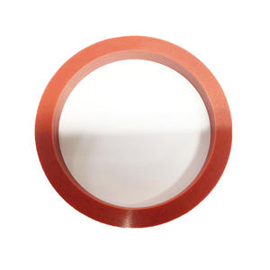 맞춤형 비표준 평평한 빨간 실리콘 고무 EPDM NBR NR 고품질 절단 성형 O 링 씰링 가스켓 Juqian 브랜드 - Product Image 1