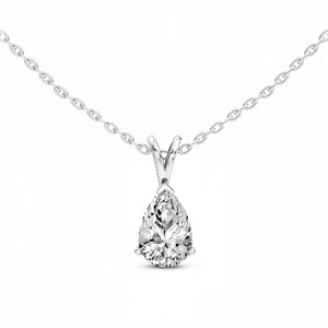 Collar con Colgante de Diamante Creado en Laboratorio para Mujer, Claridad VVS VS, Color EF, Plata de Ley 925, Joyería de Lujo, Moda, Boda - Product Image 3