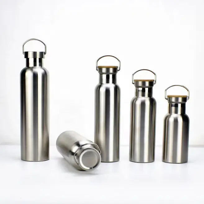 Bpa Free Custom Reusable Vacuum Insulated Copper Water Bottle Stainless Steel Metal Drinking Bottles