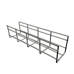 लेपित बिजली गैल्वेनाइज्ड स्टील वायर जाल केबल ट्रे प्रबंधन औद्योगिक नेटवर्क पुल निर्माण वायरिंग - Product Image 3