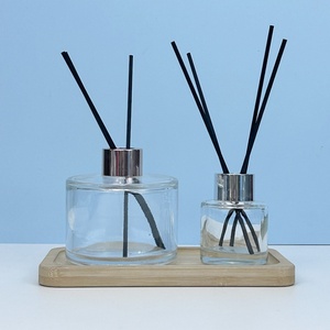 ขวดแก้วเปล่าสำหรับน้ำมันหอมระเหยแบบกระจายกลิ่น ขนาด 100 มล. 120 มล. 150 มล. 200 มล. ทรงกระบอก คอขวดแบบจีบ ทรงแบน ทรงกลม ทรงเหลี่ยม - Product Image 6