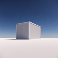 Maison préfabriquée modulaire en conteneur avec verre trempé pour immeuble de bureaux, taille personnalisée, structure en acier galvanisé