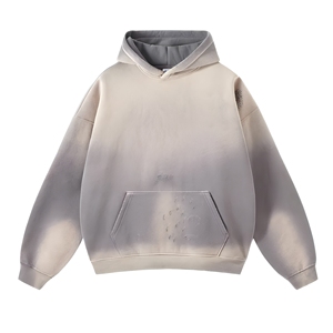 Sudadera con Capucha Estilo Streetwear con Lavado Ácido, Algodón Grueso, Corte Holgado, Logotipo Personalizado para Marcas de Moda Estadounidenses, MOQ Bajo - Product Image 1
