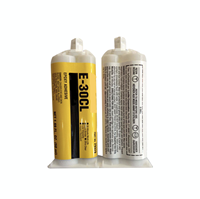 Colle de construction WBG E-30CL 50ml 2:1 AB, faible viscosité, transparente, colle bicomposante, résine époxy, adhésif pour plastique, polyéthylène