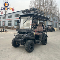 Voiture de golf électrique puissante 36V et boîte de chargement