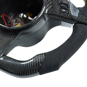 Volante de Fibra de Carbono de Alto Rendimiento con Pantalla LED para Porsche 911.2 971 959 718 para <span class=keywords><strong>Macan</strong></span> 9Y0, Volante de Carreras - Product Image 4