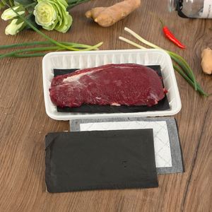 Food Grade Paper 4 Layers Meat Black Color Fruit Tray Fish and Poultry Seafood Pad & Fish Pad - Product Image 3