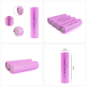 Bán buôn 18650 3.7V 2200mAh/2600mAh <span class=keywords><strong>lithium</strong></span> có thể sạc lại <span class=keywords><strong>ion</strong></span> hình trụ pin 18650 Li <span class=keywords><strong>ion</strong></span> Nhà cung cấp - Product Image 4