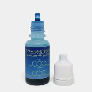 Gouttes bleues pour bouteille de générateur d'eau d'hydrogène testeur de Machine d'hydrogène réactif de Test d'hydrogène dissout