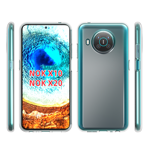 Coque de téléphone portable <span class=keywords><strong>Nokia</strong></span> <span class=keywords><strong>X10</strong></span>/ X20, étui Transparent en TPU Ultra mince et souple - Product Image 4