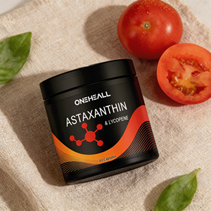 Cápsula de astaxantina Licopeno <span class=keywords><strong>100%</strong></span> Astaxantina <span class=keywords><strong>natural</strong></span> MicroAlgae Los mejores suplementos para la salud de la piel Cápsulas de astaxantina - Product Image 2