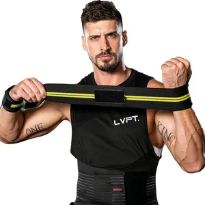 Benutzer definierte Logo Wrist Support Handgelenks chutz für Sport Fitness Gym Gewichtheben Power Lifting Straps