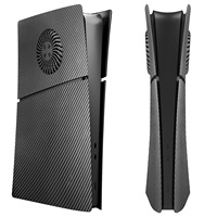 Remplacement de visage en Fiber de carbone pour la protection du boîtier dur de la Console P5 Well S5 Slim Device Strong Anti Harm Dusty Shell case
