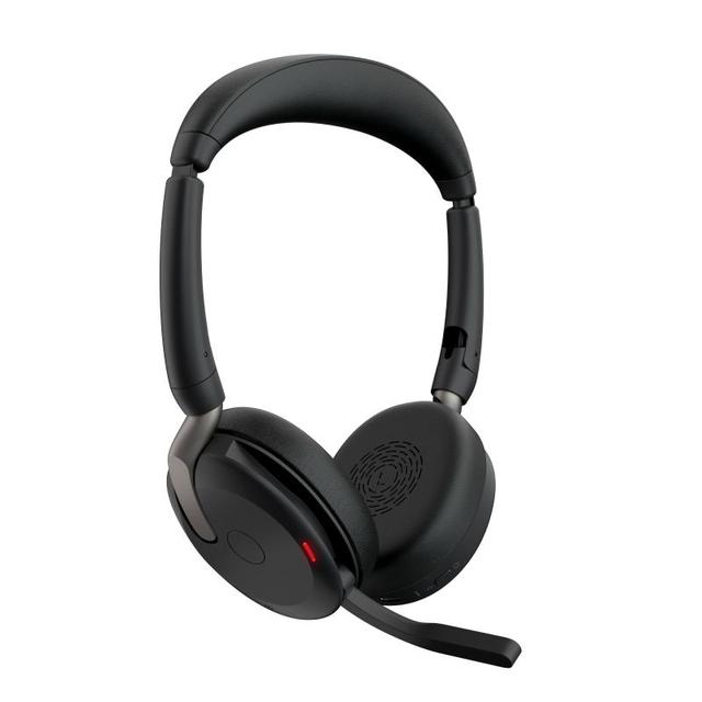 Jabra Evolve3 65 Stereo Wireless Headset With Microphone Arm Adaptive ANC Busylight UC Certified Bluetooth Headphone
