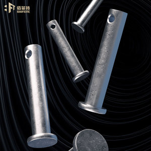 Pasadores Cilíndricos Baifit M8*60 Acero Q235 Galvanizado Brillante para la Industria de la Construcción - Product Image 1