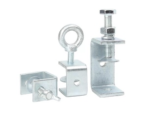 Mạ kẽm hổ kẹp ống kẹp hình chữ U C kẹp ống thép vuông kẹp tay thắ<span class=keywords><strong>t</strong></span> chặ<span class=keywords><strong>t</strong></span> móc áo kẹp cố định - Product Image 2