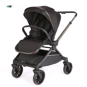 Poussette bébé design moderne 3 en 1 avec nacelle et siège auto, poussette bébé de luxe best-seller pour 0-3 ans - Product Image 2