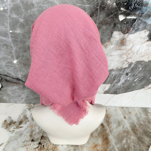 Foulard Classico Monocolore da Donna, Morbido in Viscosa e Cotone, 90cm, per Donne Ebraiche - Product Image 3