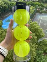 Balles de pickleball durables à 40 trous, balles de pickleball pour sports de plein air, norme USAPA, balles en plastique LDPE, balles de rotation de qualité X-40