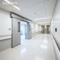 Porte anti-radiation à feuille simple avec revêtement en feuille de plomb antibactérienne, porte de blindage contre les rayons X pour hôpital, laboratoire, salle blanche