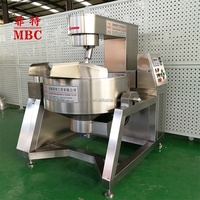 MBC marmite machine mélangeur alimentaire agitateur agitateur veste à inclinaison automatique bouilloire à double paroi 50L-1000l