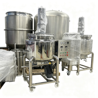 Mélangeur industriel, cuve de mélange, machine à fabriquer du savon liquide, mélangeur pour shampoing, acier inoxydable avec chauffage, 150l, mélangeur cosmétique