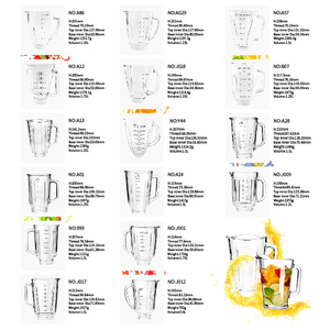 Precio de Fábrica del Fabricante, Repuestos de Vidrio para Licuadora de 1.5l, Vidrio Puro de Soda-Lima, para Jarra de Licuadora Sanyo, <span class=keywords><strong>Vaso</strong></span> de Vidrio para Licuadora - Product Image 6
