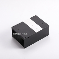 6063 6061 noir argent anodisé cnc fraisage extrusion dissipateur thermique profilé radiateur en aluminium extrudé onduleur solaire dissipateur thermique