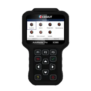 SC880 diagnostik Mobil Universal Obd2 Scanner Mer-cedes merek truk tugas berat mesin asap diagnostik Harga untuk semua peluncuran mobil