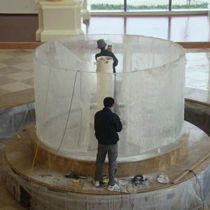 Acuarios acrílicos cilíndricos a medida personalizados de fábrica, pecera para una decoración inolvidable para el hogar - Product Image 1