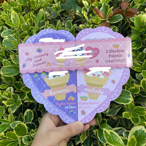 Palet onejioo <span class=keywords><strong>28</strong></span> warna multiwarna Matte selesai mutiara bentuk hati kartun <span class=keywords><strong>Eyeshadow</strong></span> piring sombras para ojos - Product Image 1