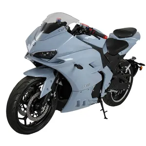 Satılık yüksek kaliteli elektrik yarış motosiklet 3000w lityum pil spor motosiklet
