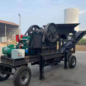 <b>Small</b> Mobile Jaw diesel Engine Powered Bottom in <b>Vibration</b> Screening African Hot Stone Crusher - Product Image 2