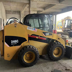 Minicargadora de deslizamiento usada fuerte y resistente CAT 246C Cargador de alta calidad y usado CAT 950H 966G 966H A LA VENTA - Product Image 1