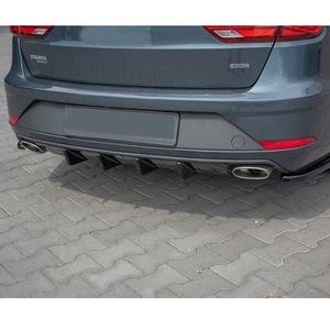 Alerón Trasero Modificado OLIVER para SEAT <span class=keywords><strong>Leon</strong></span> Cupra <span class=keywords><strong>ST</strong></span> <span class=keywords><strong>2017</strong></span>+ Modelo Max con Recortes para Parachoques y Salida de Escape - Product Image 3