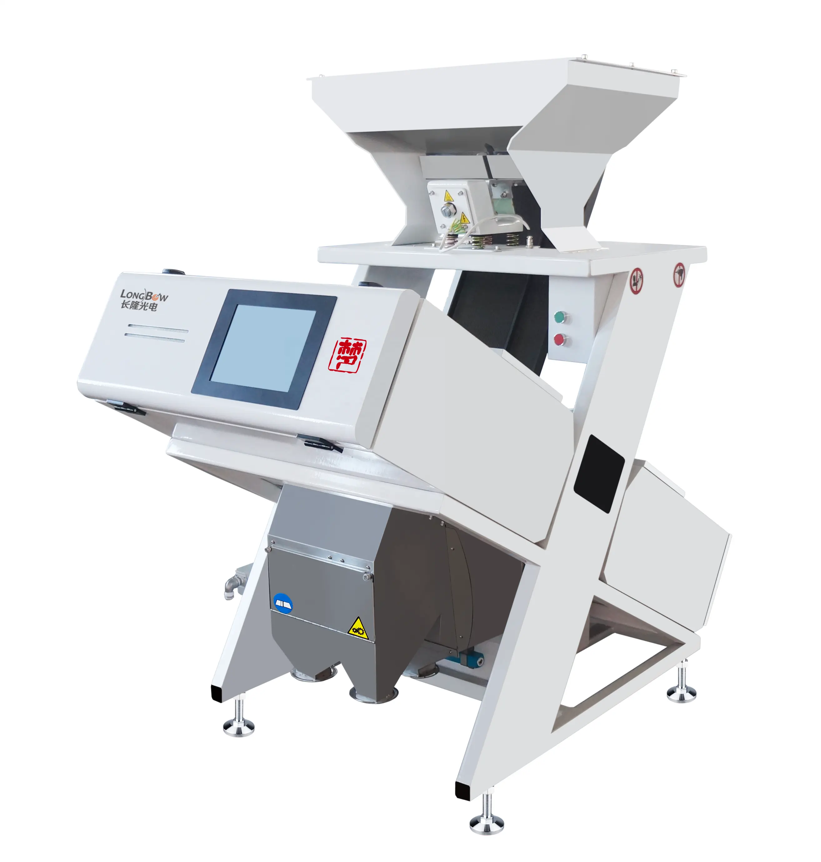 2023 Well Designed Grain Color Sorter rice bean seeds Color Selecting machine separator ccd optical sorter with Engineer Service