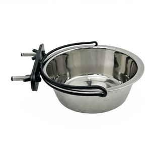 Wholesale Durable No Spill Stainless Steel Pet <strong>Water</strong> <strong>Bowl</strong> <strong>for</strong> Cage Kennel <strong>Crate</strong> - Product Image 2
