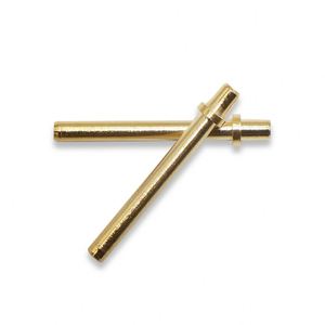 Custom Brass Slotted Ring Dowel Pin Manufacturer CNC Lathe Parts Electroplated Used for Electrical Appliance Connections - Product Image 1