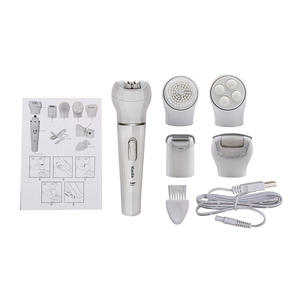 Épilateur entièrement étanche 5-en-1 épilateur multifonction lime pour les pieds masseur nettoyant pour le visage rechargeable - Product Image 3